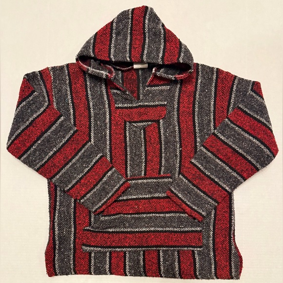 Frank’s Textiles Other - Frank’s Textiles Baja Hoodie Red Black Size M